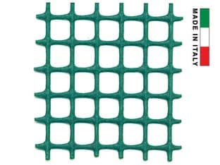 Rete in Plastica Quadra Verde 10 MMX10 Maglia 10 MMX10 Altezza 100 cm 1 - 2