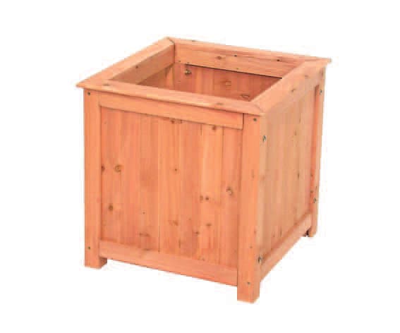 Fioriera in Legno Quadrata 40 CMX40X40H. Vette - 2