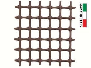 Rete in Plastica Quadra Marrone 10 MMX10 Maglia 10 MMX10, Altezza 100 cm 1 - 2