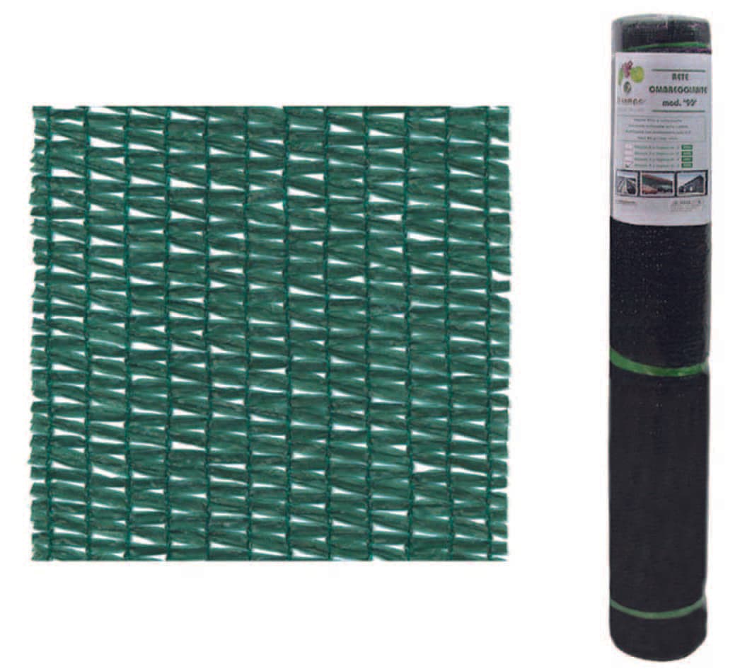 Rete Ombreggiante Normale 90% Verde in Miniroll 3 Mh. Rot. 4 m 1 Rotolo T - 2