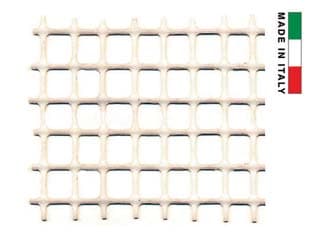 Rete in Plastica Quadra Bianca 10 MMX10 Maglia 10 MMX10 Altezza 100 cm 1 - 2