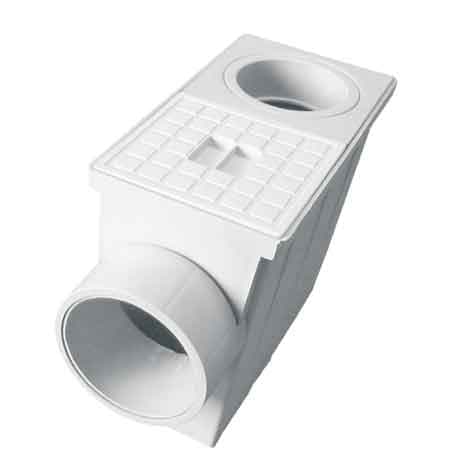 Pozzetto Pluviale R. Tondo Ø 90 x 100 mm Scarico Ø 110 mm - 2