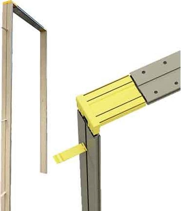 Controtelaio Universale in PVC Pratiko 105 mm H. 2170 mm – Autres