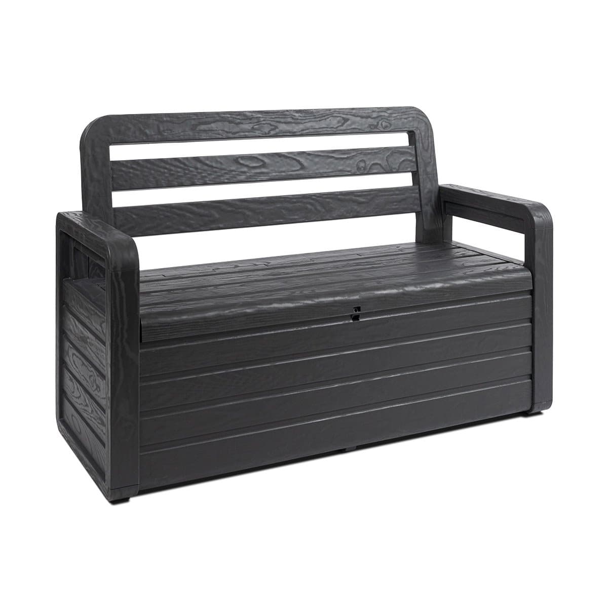 Panchina da Esterno Foreverspring con Baule Portaoggetti 270 Litri Effetto - 2
