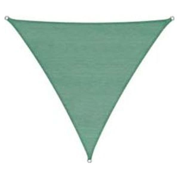 Vela Ombreggiante Hdpe Triangolare Verde 3,6 MX3,6X3,6 Vette - 2
