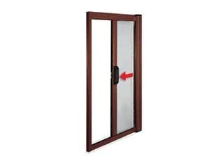 Zanzariera a Rullo Laterale Chiusura a Gancio Marrone 150 CMX250H - 2
