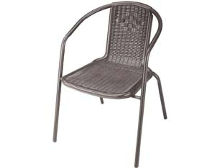 Poltrona Wood Brown in Rattan Sintetico PP Vette - 2