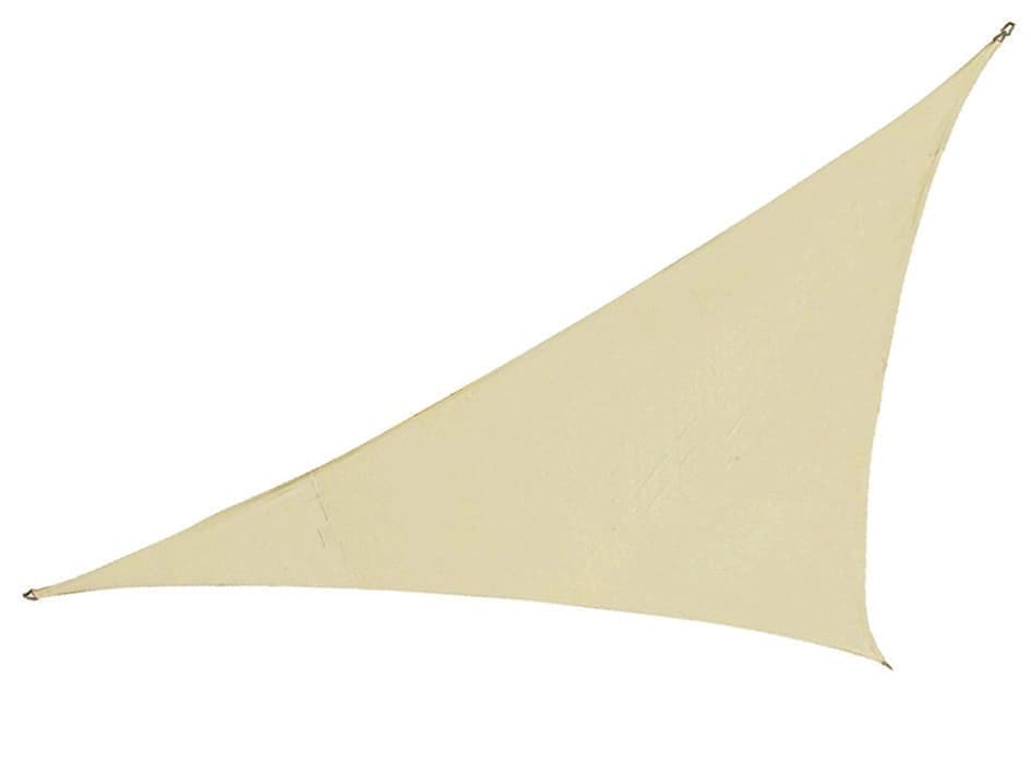 Vela Ombreggiante Poliestere Triangolare Beige 3,6 MX3,6X3,6 Vette - 2
