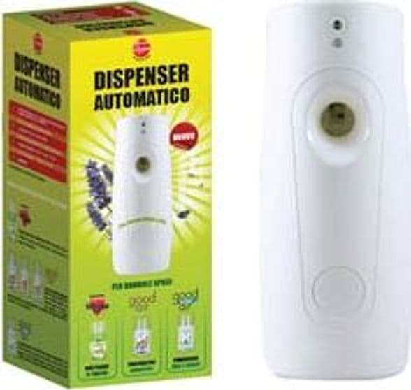 Erogatore Automatico Bomboletta Insetticida Spray Ebano
