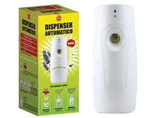 Erogatore Automatico Bomboletta Insetticida Spray Ebano - 2