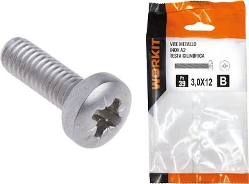 Vite Metallo TC Inox A2 Self Workit 6 x 60 mm 5 Pezzi - 2