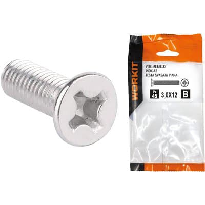 Vite Metallo TSP Inox A2 Self Workit 4 x 30 mm 18 Pezzi - 2