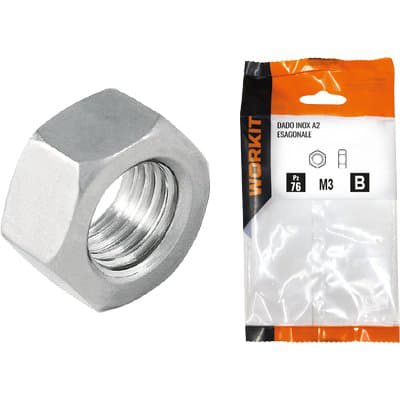 Dado Esagonale Inox A2 Self Workit M 12 C 5 Pezzi - 2