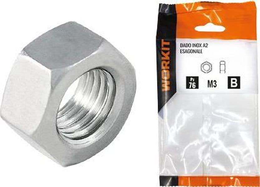Dado Esagonale Inox A2 Self Workit M 4 60 Pezzi - 2