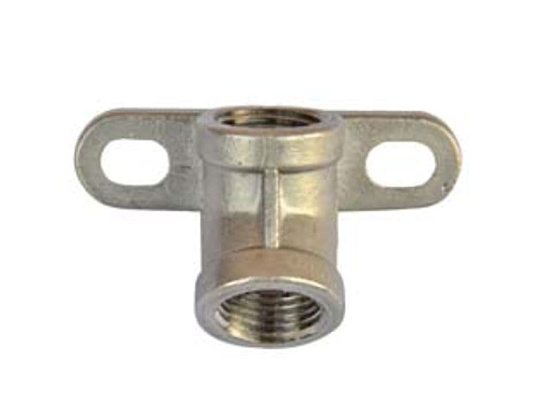 Supporto a Parete Inox per Abbeveratoio a Succhiotto per Suini Angolo 45 ° - 2