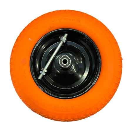 Ruota Carriola Antiforo Ideal Star Mozzo 150 mm Asse Lungo 210 mm - 2