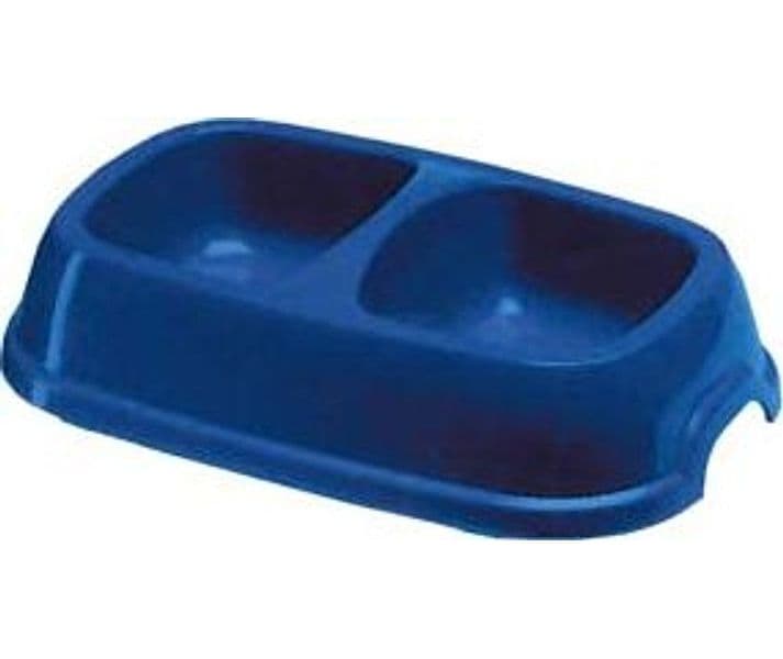 Ciotola 2 Vasche per Animali Domestici Ø 26,5 mm CMX15X5,6H. 0,7 l 6 Pezzi - 2