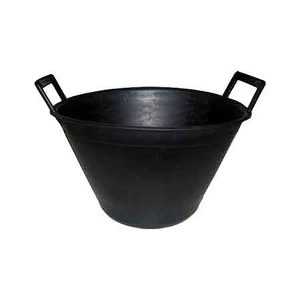 Secchio Muratore Due Manici 10 l Colore Nero 5 Pezzi - 2