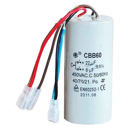 Condensatore di Ricambio per Tiratutto Mod. 200 Leuropea 22 6 Mf con 5% - 2