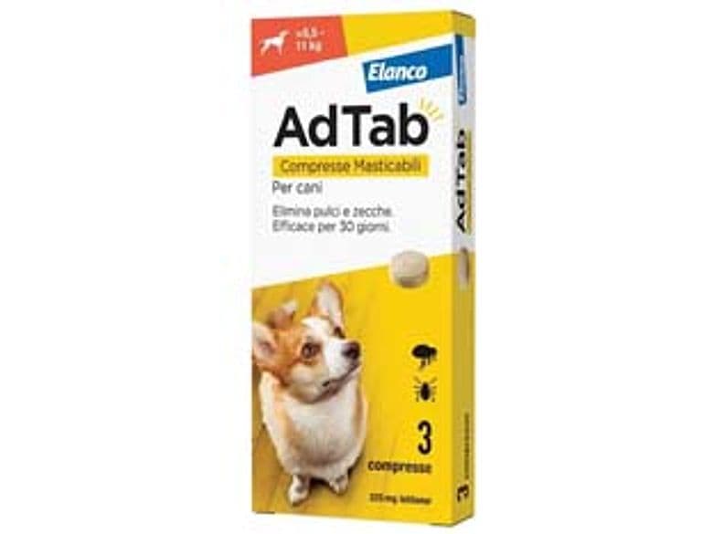 Adtab Compresse Masticabili per Cani 5,511 3 kg Compresse da MG.225 - 2