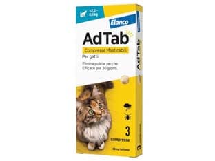 Adtab Compresse Masticabili per Gatti 28 3 kg Compresse da MG.48 - 2