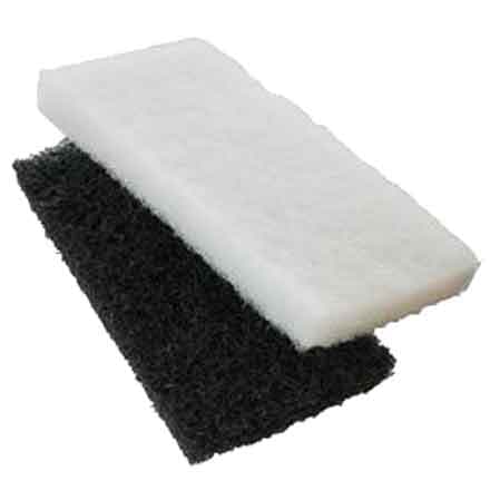 Ricambio Tampone in Fibra 25 x 12 cm Made in Italy Bianco - 2