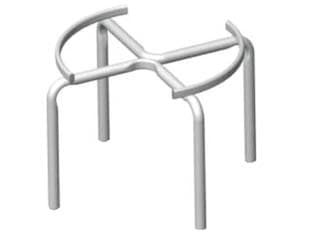 Piedistallo per Fusto Olio Senza Ruote Ø 66 mm CMX40H. per Fusti Botti - 2