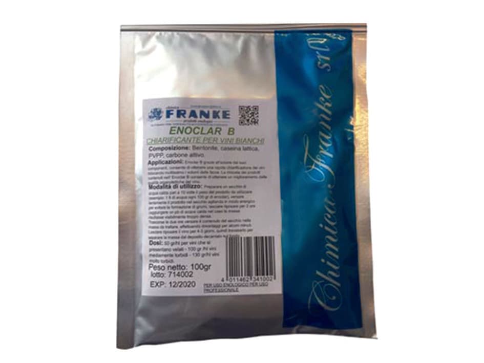 Chiarificante Enoclar B per Vino Bianco 100 g 5 Pezzi - 2