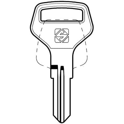 Chiave Auto Cash Box CAX1R Silca Acciaio Nichelato 10 Pezzi - 2