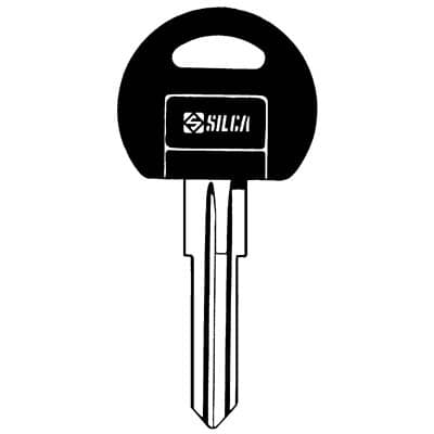 Chiave Auto Land Rover NE38AP Silca Acciaio Nichelato 5 Pezzi - 2