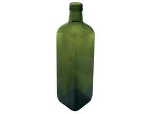 Bottiglia Marasca in Vetro Quadra per Olio Capacità 1,00 l Vetro 20 Pezzi - 2