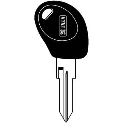 Chiave Auto Transponder Fiat GT10BTE Silca - 2