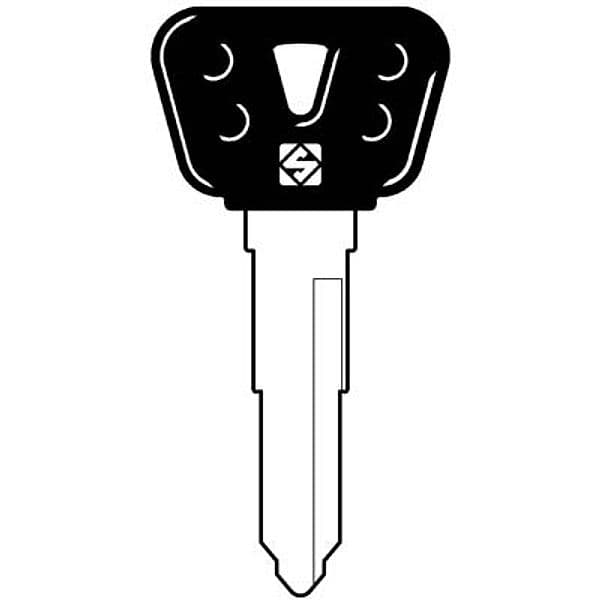 Chiave Auto Yamaha YH28BP Silca Acciaio Nichelato 5 Pezzi - 2