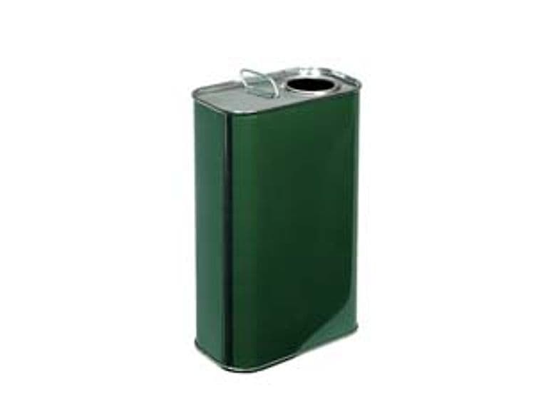 Lattina per Olio Rettangolare Verde 2 l 2 l 14,7 CMX9X20H 10 Pezzi - 2