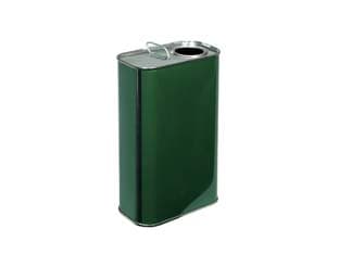 Lattina per Olio Rettangolare Verde 2 l 2 l 14,7 CMX9X20H 10 Pezzi - 2