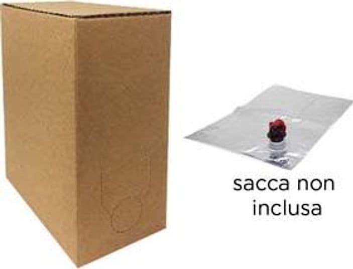 Bag in Box Cartone Avana per Sacca 5 l Ns. COD.476041 Maffei 10 Pezzi