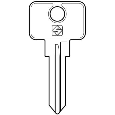 Chiave Auto Sispa Autoblock SSA4R Silca Acciaio Nichelato 10 Pezzi - 2