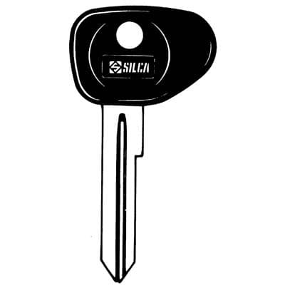 Chiave Auto Volkswagen VO10P Silca Acciaio Nichelato 5 Pezzi - 2