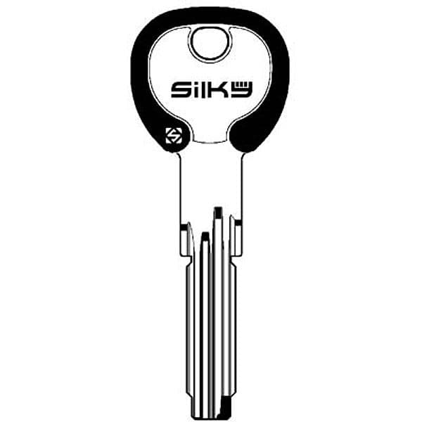Chiave Punzonata Cisa CS70DZ Silky Silca Ottone Nichelato 5 Pezzi