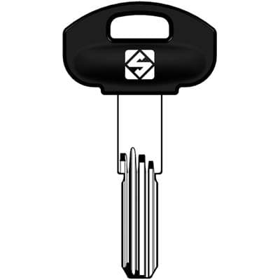 Chiave Punzonata SCM3RP Securemme Silca Ottone Nichelato 5 Pezzi - 2