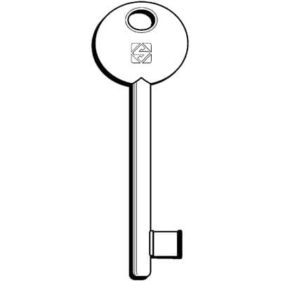 Chiave Patent 6P2S Silca Ottone 5 Pezzi - 2