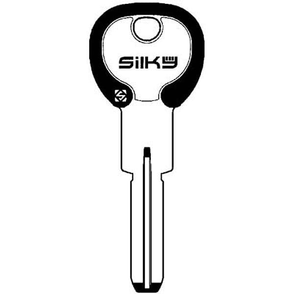 Chiave Punzonata Agb AGB5DZ Silky Silca Ottone Nichelato 5 Pezzi
