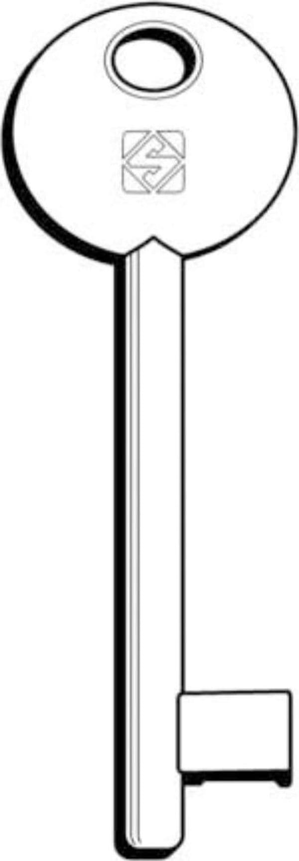 Chiave Patent 6P1D Silca Ottone 5 Pezzi
