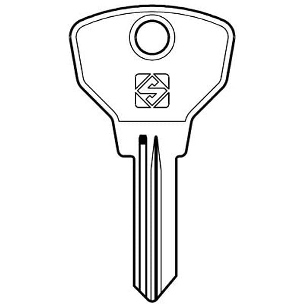 Chiave Auto Fiat SIP10 Silca Acciaio Nichelato 5 Pezzi - 2