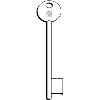 Chiave Patent 6P7D Silca Ottone 5 Pezzi - 2
