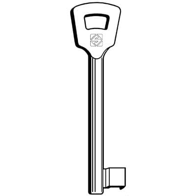 Chiave Patent 3NFHL Silca Zama Nichelata Satinata 5 Pezzi - 2