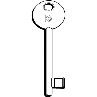 Chiave Patent 6P1S Silca Ottone 5 Pezzi - 2