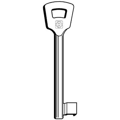 Chiave Patent 6NFH2L Silca Ottone 5 Pezzi - 2