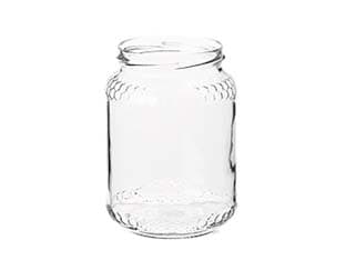 Vaso Vetro Twist Off per Miele Ø 82 mm 780 mm ml 12 Pezzi - 2