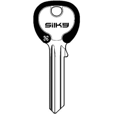 Chiave Piatta Yale YA31DZ Silky Silca Ottone Nichelato 100 Pezzi - 2